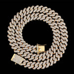 12mm Diamond Prong Cuban Chain