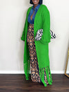 Tied Fringe Cardigan