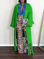 Tied Fringe Cardigan