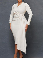 Draped Bodycon Dress