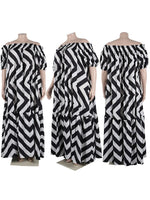 Printed Off-Shoulder Dress