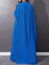 Button-Front Pleated Dress