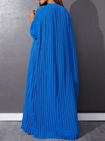 Button-Front Pleated Dress