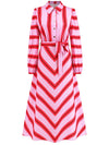 Stripe Tied Shirt Dress