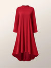Solid Tied-Back Dress