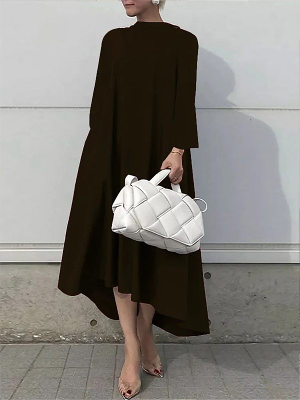 Solid Tied-Back Dress