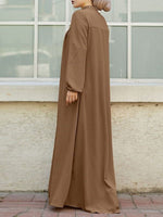 Zip Front Maxi Dress