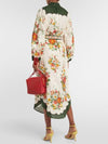 Floral Tied Shirt Dress
