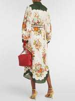 Floral Tied Shirt Dress
