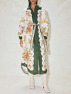 Floral Tied Shirt Dress