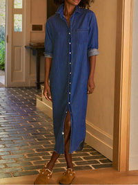 Denim Shirt Dress