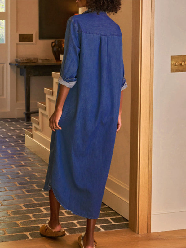 Denim Shirt Dress