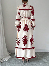 Printed Shirt Dress