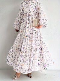 Printed Tied Dress
