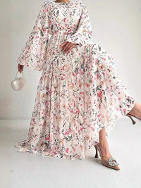 Printed Tied Dress
