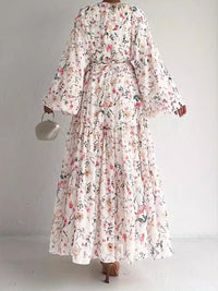 Printed Tied Dress