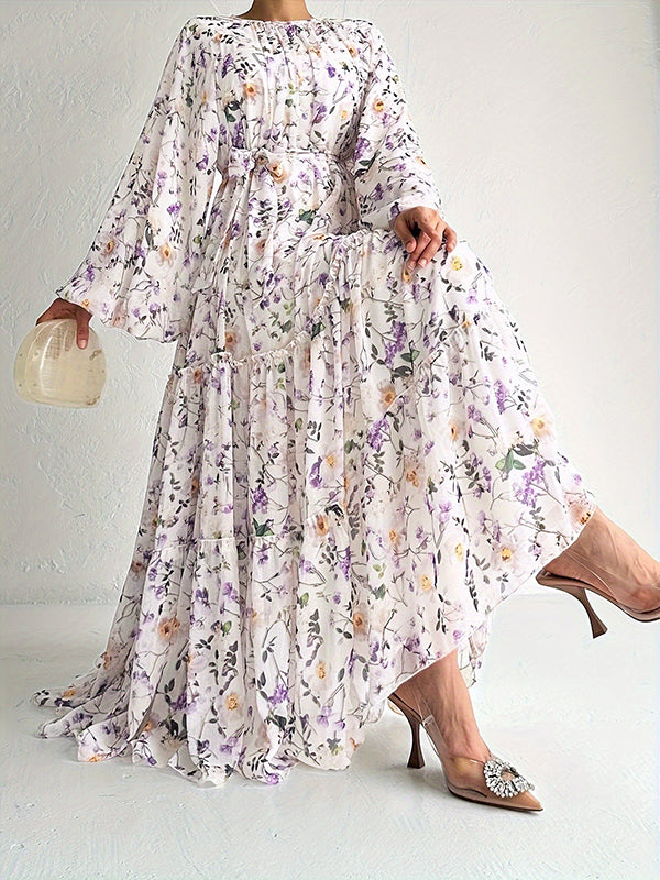 Printed Tied Dress