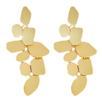 Gold Leaf Drop Earrings