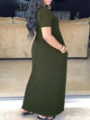 Beautiedoll Slouchy Solid Maxi Dress
