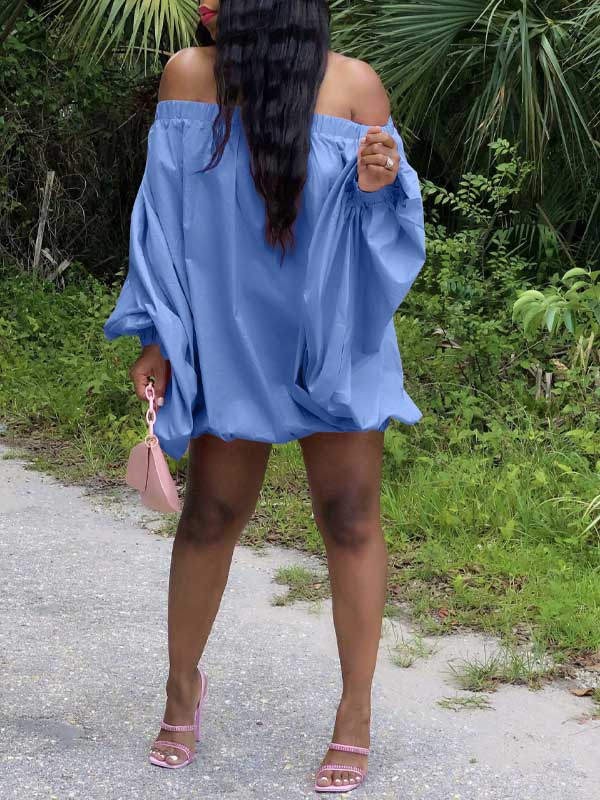 Beautiedoll Off-Shoulder Parachute Dress