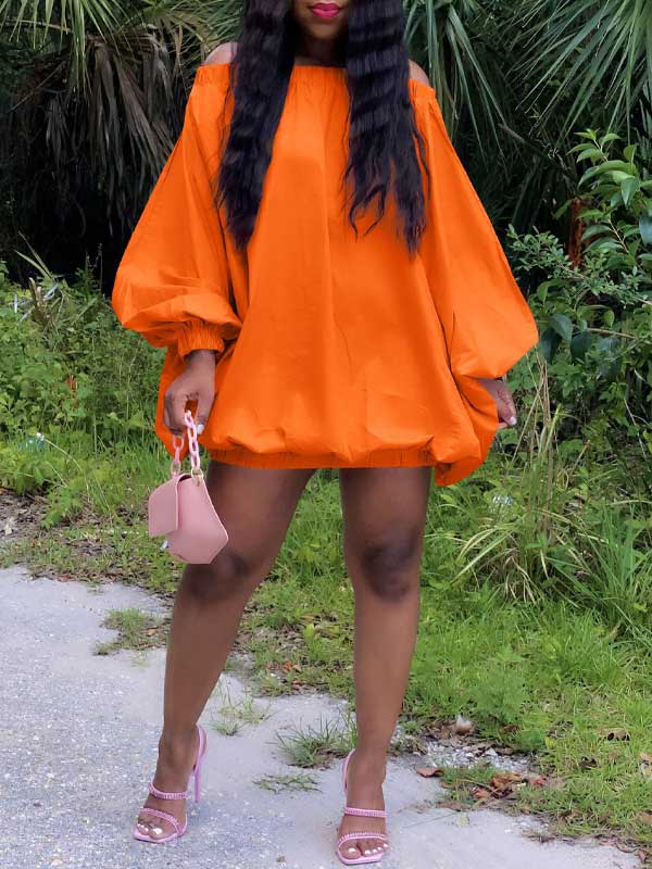 Beautiedoll Off-Shoulder Parachute Dress
