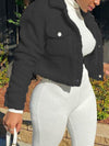 Solid Shearling Jacket