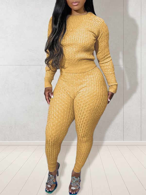 Solid Knit 2PC Set