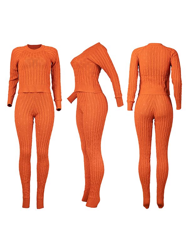 Solid Knit 2PC Set