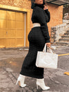Turtleneck Knit Dress