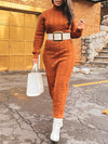 Turtleneck Knit Dress