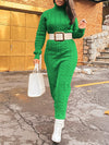 Turtleneck Knit Dress