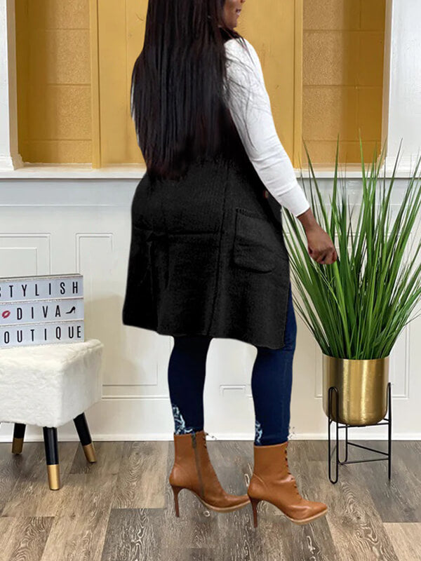 Beautiedoll Knit Lapel Vest