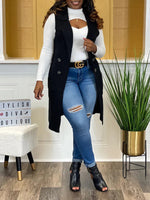 Beautiedoll Knit Lapel Vest