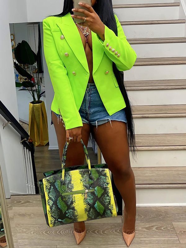 Double-Breasted Blazer