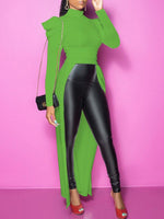 Puff-Sleeve Tunic Top