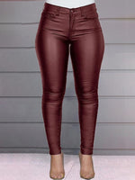 Beautiedoll Faux-Leather Skinny Pants