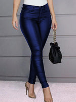 Beautiedoll Faux-Leather Skinny Pants