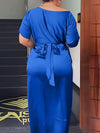 Beautiedoll Solid Boat-Neck Tunic & Skirt Set