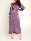 Solid Tied-Back Dress