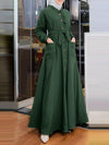 Frilled Tied Shirt Dress