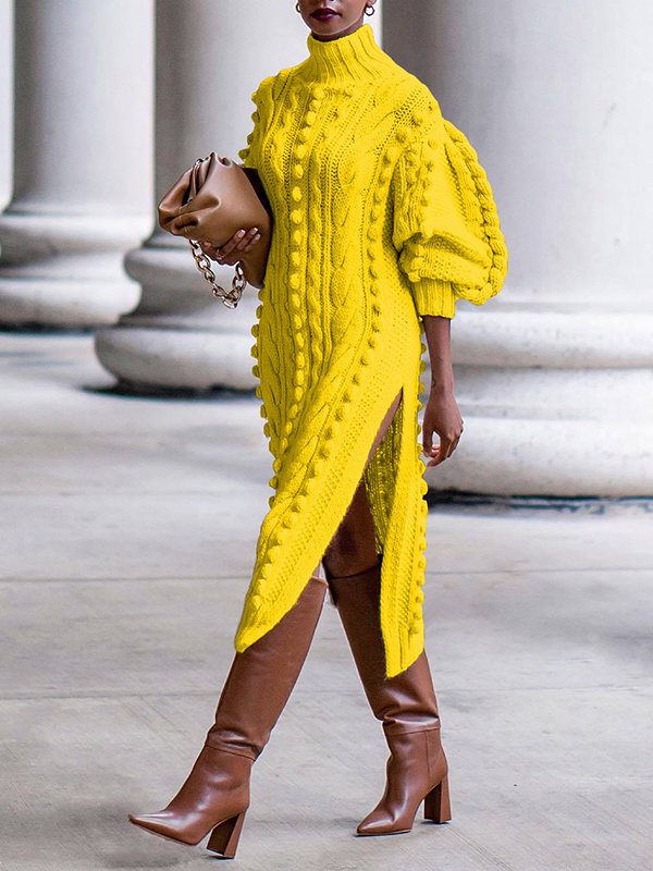 Beautiedoll Turtleneck Knit Dress