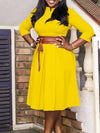 Belted Midi Dress
