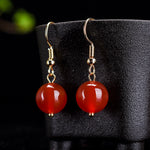 Carnelian Drop Earrings