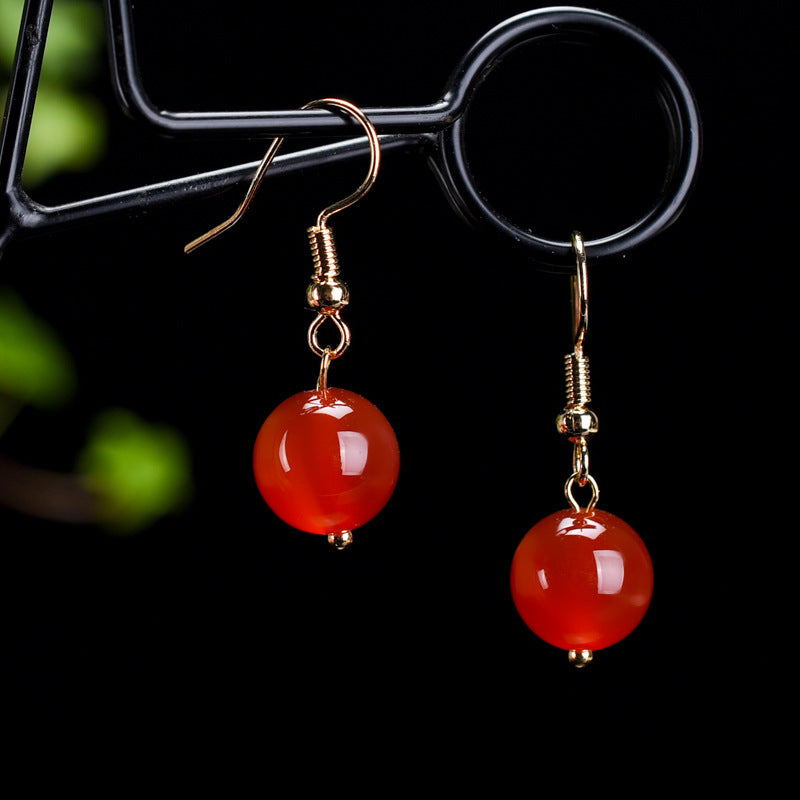 Carnelian Drop Earrings